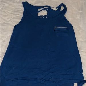 Blue tank top size L